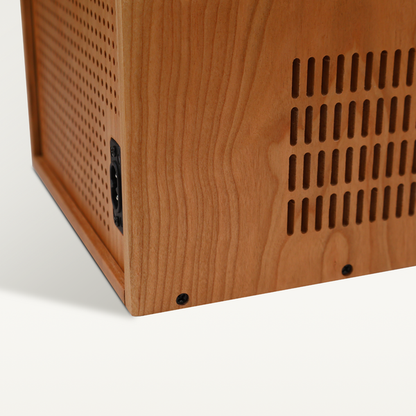 Now in Cherry – our boldest wood edition yet 🍒. A deep, elegant cherry finish that adds warmth and sophistication to any room.